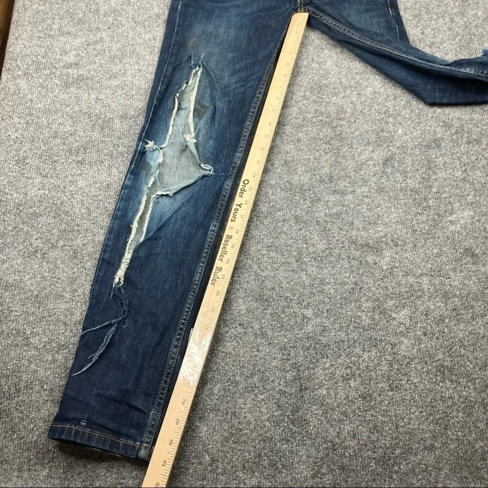 Levi's Jeans Men's‎ Size 29x32 511 Ripped Distressed Medium Wash Slim